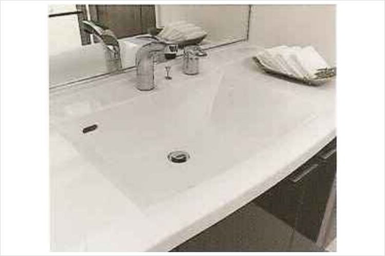 シティタワー天王寺真田山の人工大理石洗面ボウル