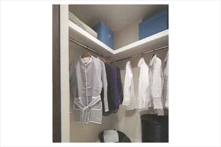 シティタワー天王寺真田山のウォークインクロゼット