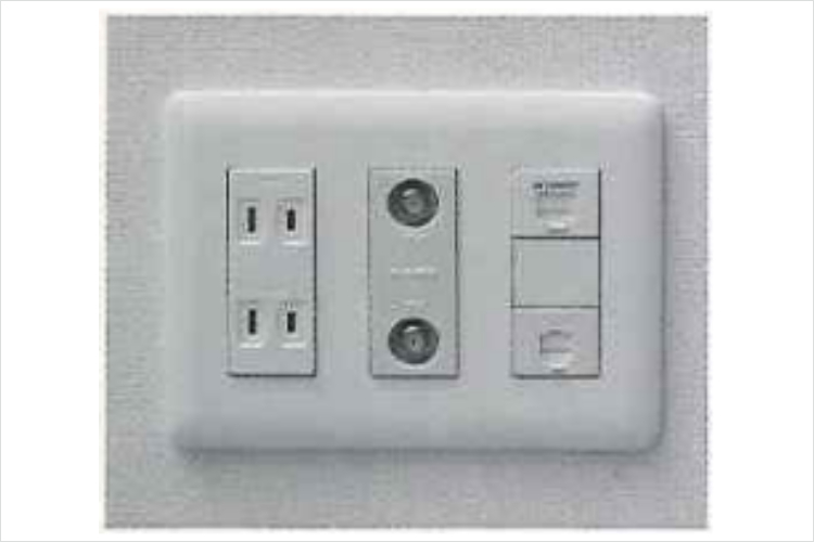 シティタワー天王寺真田山の情報用コンセント