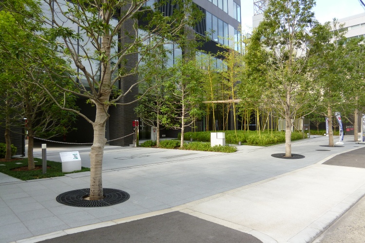 シティタワー天王寺真田山のオープンスペース